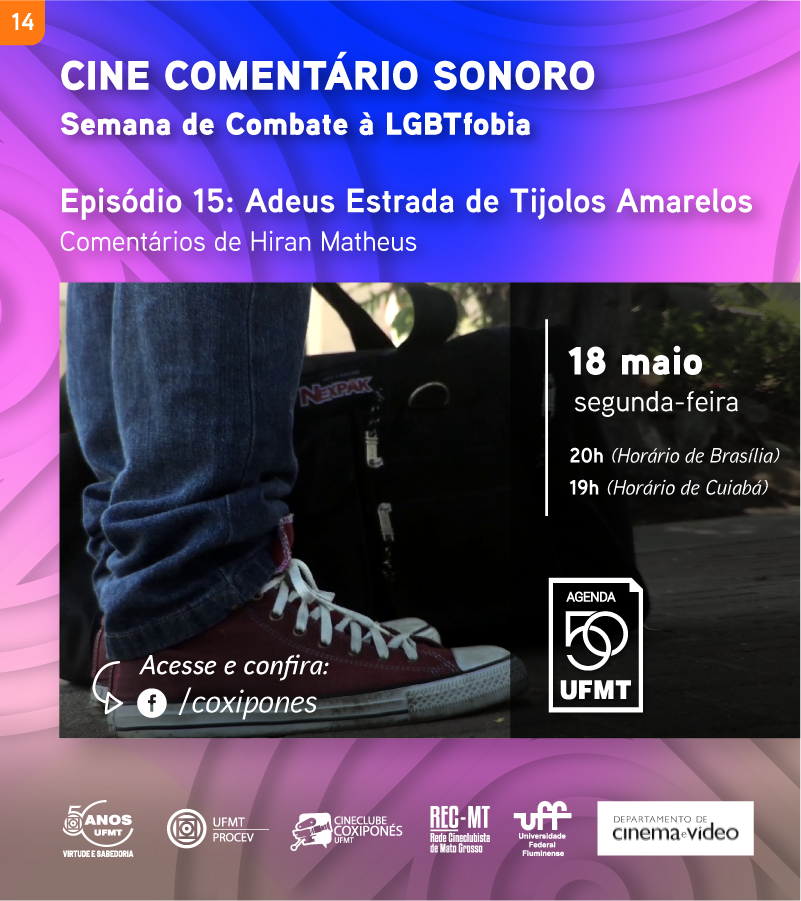 LGBTQIA+: visibilidade no audiovisual pauta programao do Cineclube Coxipons