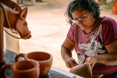 Coletivo de Ceramistas do Mato lana exposio sobre Pantanal