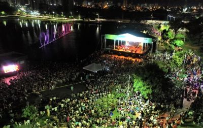 Parque das guas recebe concerto da Orquestra Sinfnica da UFMT com Guilherme Arantes