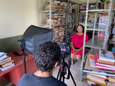Biblioteca comunitria  reinaugurada neste sbado com estreia de documentrio, na regio do Coxip