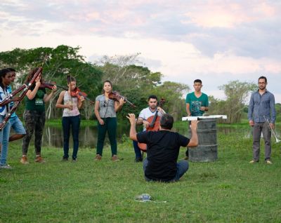 Alunos do Instituto Ciranda fazem imerso sonora no Pantanal
