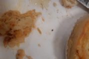 Mulher encontra larva em salgado da padaria do Moinho  veja imagens