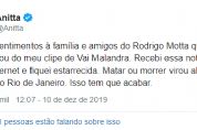 Rodrigo Motta, do clipe 'Vai Malandra', de Anitta,  morto no Rio
