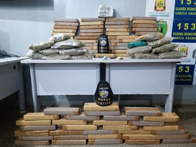 Quatro pessoas so presas com 100 kg de drogas em Vrzea Grande