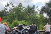 Vdeo | Grave acidente envolvendo viatura da Sesp deixa dois policiais mortos na BR-163