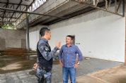 Joo Batista faz vistoria tcnica em nova sede da Fora Ttica da PM em Cuiab