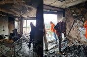 Fotos mostram como ficou apartamento que pegou fogo em Cuiab
