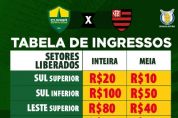 Torcedores j podem comprar ingressos para o jogo entre Cuiab e Flamengo na Arena