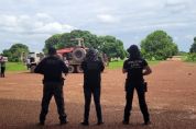 Fotos | Polcia Civil cumpre mandado em fazenda apreende mquinas avaliadas em mais de R$ 1 milho