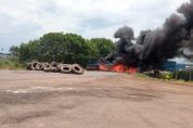 Manifestantes bloqueiam seis pontos da BR-163 em Mato Grosso