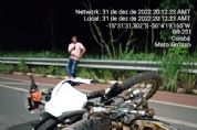 Fotos | Casal em moto morre aps ser atingindo por Range Rover a estrada da Chapada
