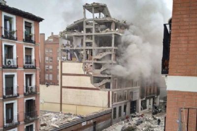 Exploso em Madri deixa pessoas feridas e pelo menos dois mortos