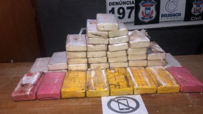 Polcia Civil prende traficante com 40 tabletes de cocana em Chapada dos Guimares