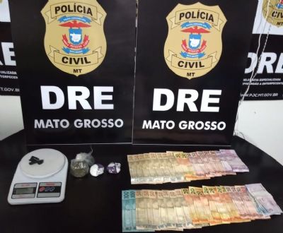 Polcia Civil prende traficantes e fecha ponto de venda de drogas no bairro Areo