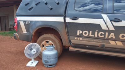 Polcia localiza suspeito de furto e recupera objetos de vtima