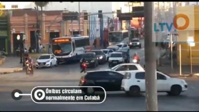 nibus circulam normalmente em Cuiab mesmo aps anncio de greve