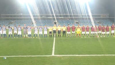 Com apenas 12 pagantes na Arena, Ope FC vence Sinop em jogo da Copa FMF