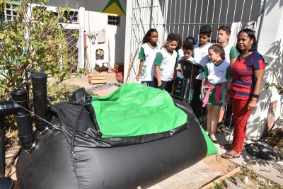 Projeto Biogs chega s escolas de Cuiab gerando conhecimento e economia