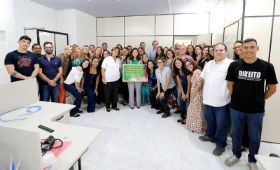 Prefeita Lucimar Campos visita novas instalaes da Procuradoria Geral e Procon de Vrzea Grande