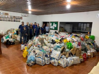 Entidades recebem mais de 15 mil quilos de alimentos arrecadados pela Expoverde 2022