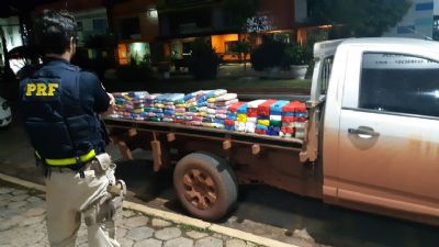 PRF prende homem transportando mais de 90 Kg de drogas