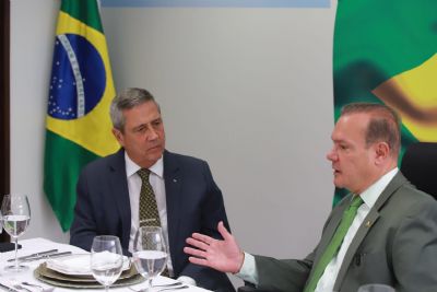 Wellington discute campanha de Bolsonaro em MT com Braga Neto