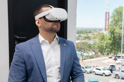 Governo apresenta vdeo em realidade virtual a frequentadores do Parque Me Bonifcia