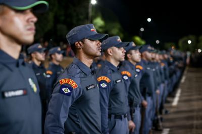 PM treina 551 novos policiais para atuarem na segurana da populao a partir de 2024