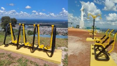 Parque Estadual da Serra Azul instala academia ao ar livre para visitantes