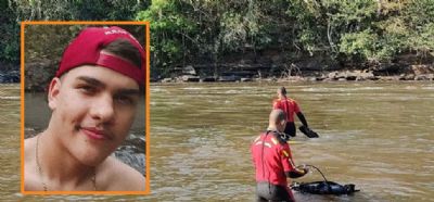 Jovem tenta atravessar rio, morre afogado e corpo  resgatado por bombeiros