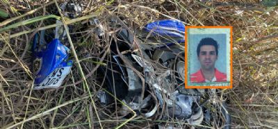 Fotos e Vdeo | Motociclista morre em grave acidente na estrada de Chapada
