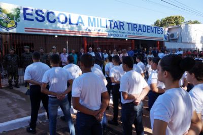 Aula inaugural d incio s atividades na Escola Militar de Rondonpolis
