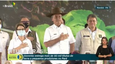 Bolsonaro vai ao Par para entregar quase 30 mil ttulos de terra a produtores