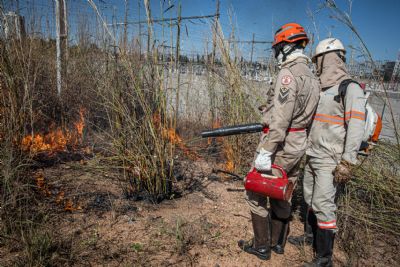 CBM refora combate aos incndios florestais com capacitao de funcionrios da Energisa