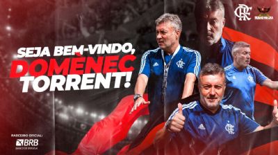 Flamengo anuncia o tcnico Domnec Torrent e assina at o fim de 2021
