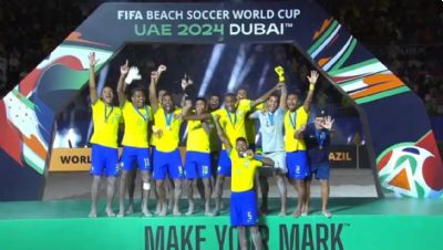 Brasil fatura o hexacampeonato mundial de futebol de areia