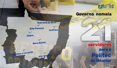Governo do Estado nomeia 21 servidores para a Politec