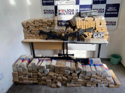 Polcia Militar apreende mais de 1 tonelada de droga em menos de uma semana