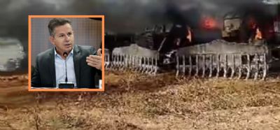 Mendes comenta queima de maquinrio em Marcelndia: fiscais fizeram o correto