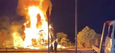 Acidente com nibus de turismo que pegou fogo deixou oito pessoas feridas