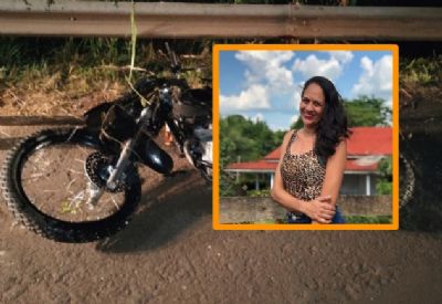 Mulher de 34 anos morre em acidente causado pelo marido bbado