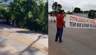 <Font color=Orange>Vdeo</font color> | Pescadores manifestam contra Transporte Zero em rodovias de MT