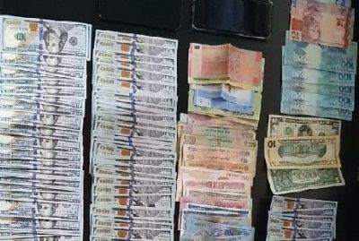 Gefron e PM apreendem quase R$ 200 mil em moeda estrangeira
