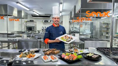 Senac-MT oferece curso gratuito de preparo de sushi e sashimi