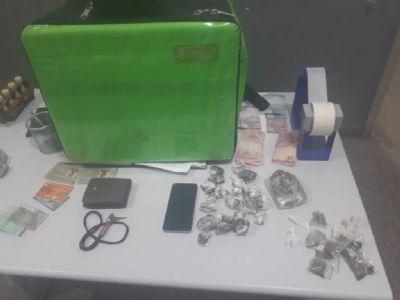 Homem  preso fazendo delivery de drogas em Vrzea Grande