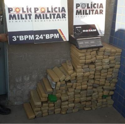 PM prende suspeito e apreende 200 tabletes de droga em Cuiab