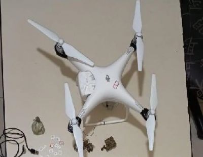 Drone  apreendido prximo  PCE
