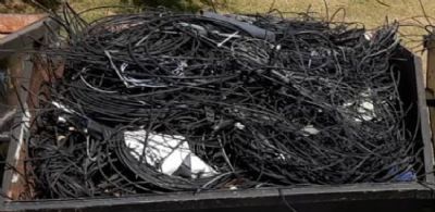 Energisa retira 183 km de fios irregulares de telecomunicao pendurados em postes em Mato Grosso