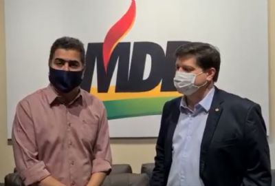 Presidente nacional do MDB 'intima' Pinheiro para disputar a reeleio