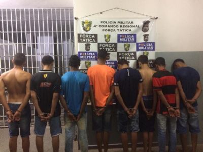 Grupo  preso por assalto violento em chcara de Rondonpolis